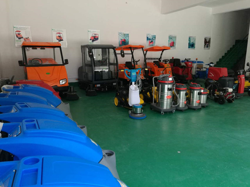 江西地霸環(huán)衛(wèi)設(shè)備有限公司展廳一角